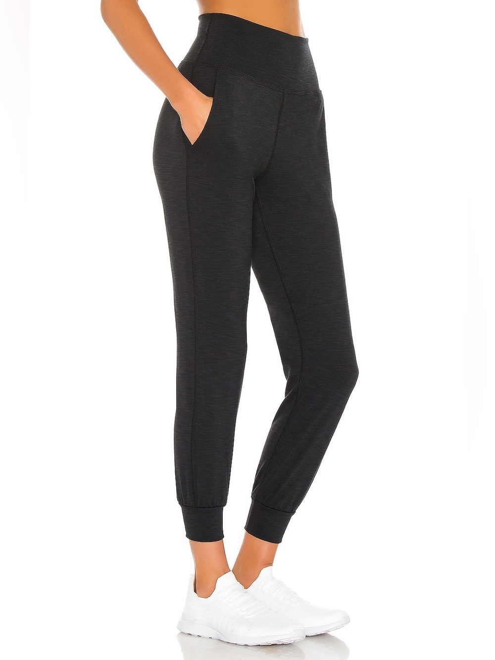 🔥 BEYOND YOGA Heather Rib Street Joggers – Size Small 🔥